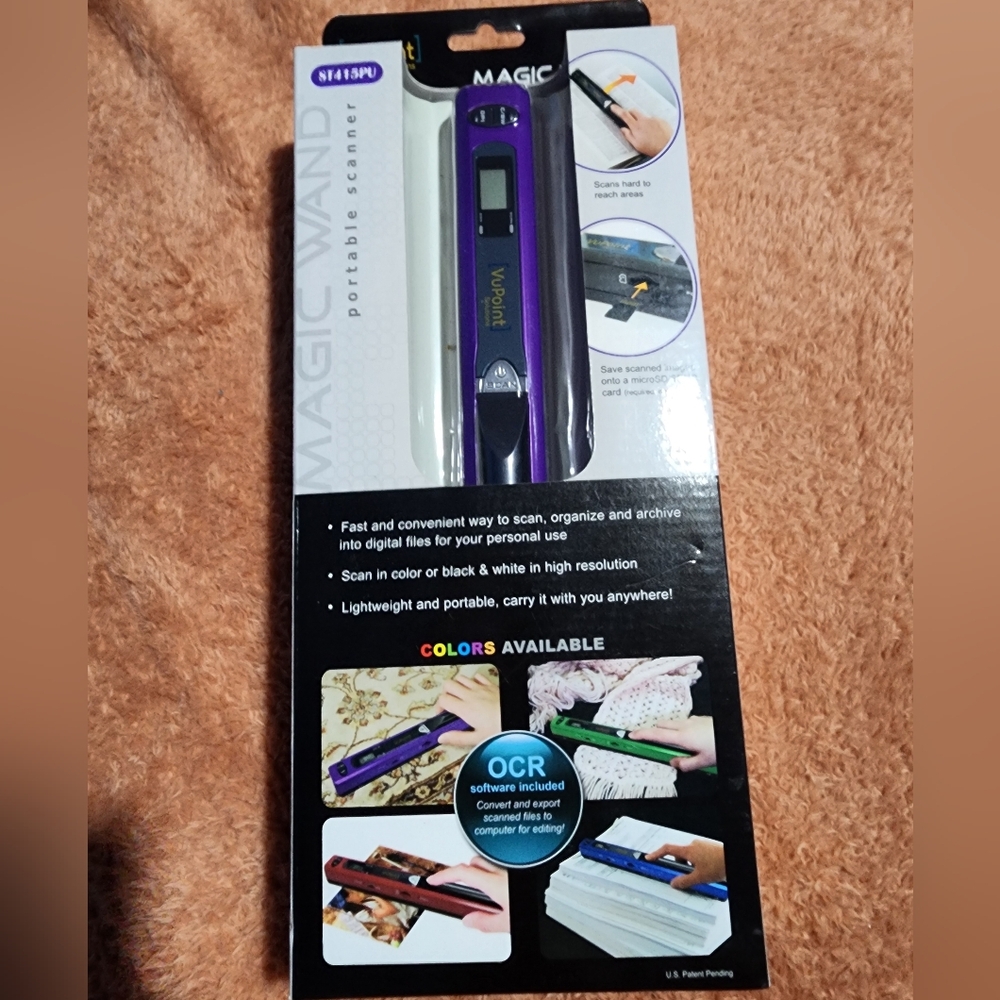 VuPoint Solutions Magic Wand Handheld Scanner PDS-ST415-VPS